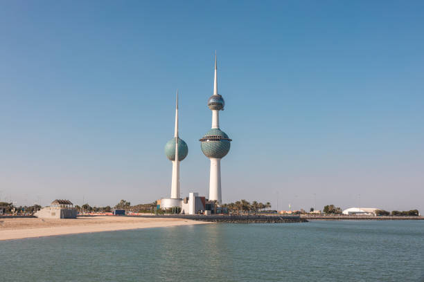 istock Kuwait towers by the beach 2154568597