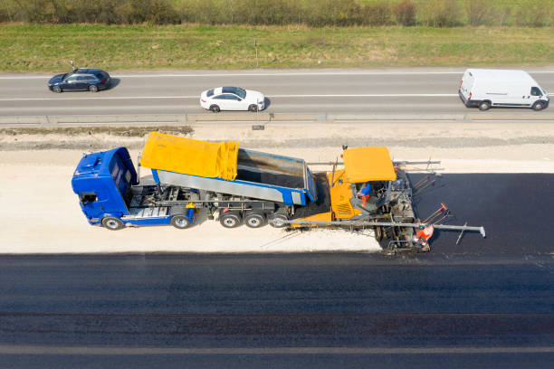 istock Asphalting Works, Aerial View 2154572605