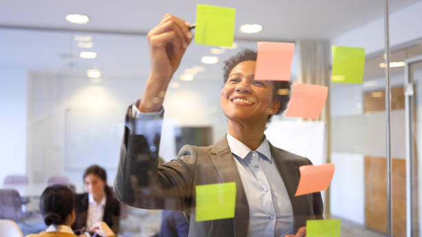 istock Businesswoman writing down her ideas 2154578131