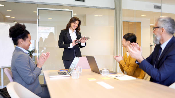 istock Business team planning business on a meeting 2154578238