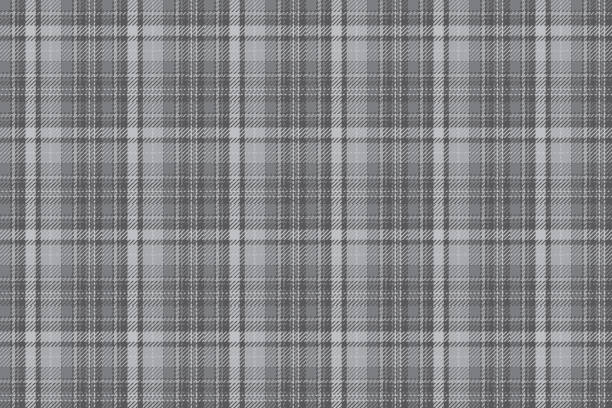 istock Illustration, Abstract pattern of sweater weaving style with grey color background. 2154578455
