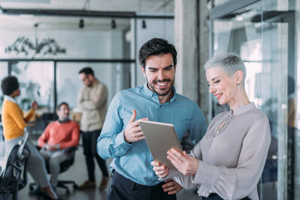 istock Business people in the office. 2154584871