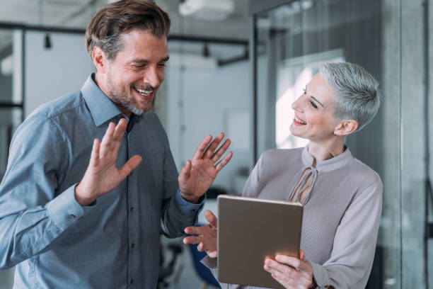 istock Business people in the office. 2154584874