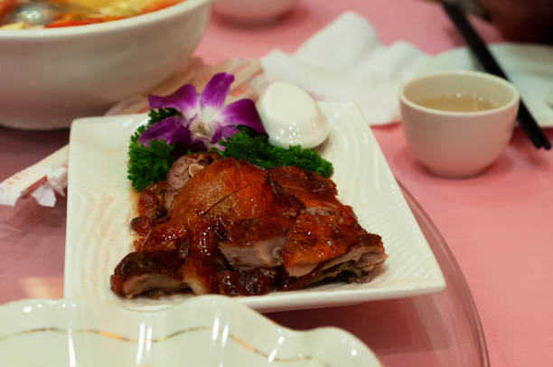 istock Close up of Chinese style crispy BBQ ducks 2154585146