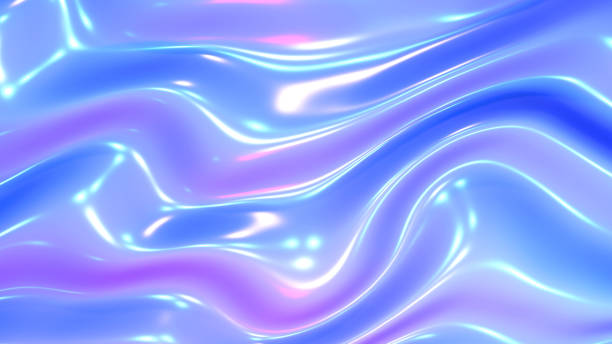 istock Purple blue plastic shiny background, latex glossy texture pattern wallpaper. 2154586232