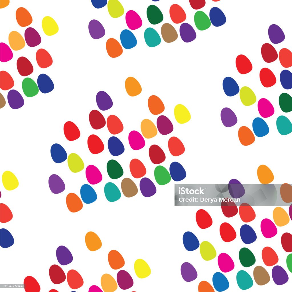 Dot Pattern With Color Abstract Dot Pattern Background With Color Dots Stock Illustration ...