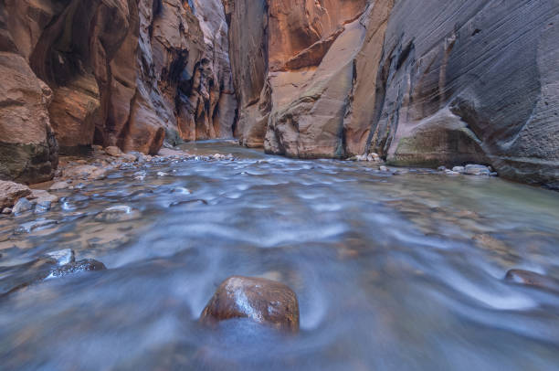 istock Virgin River Narrows, Zion National Park 2154592884