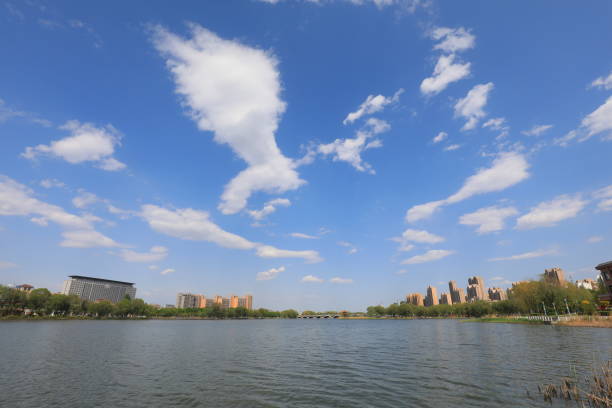 Waterfront City, architectural scenery, North China