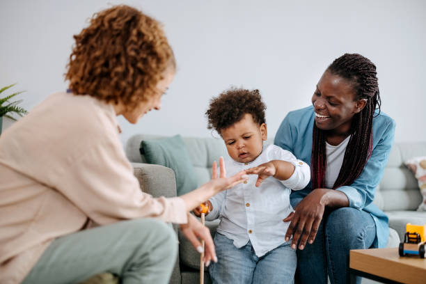 istock Pediatrician in home visit 2154600112