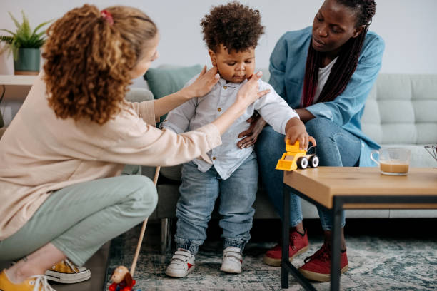 istock Pediatrician in home visit 2154600157