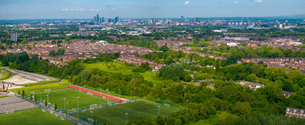 istock Panoramic Landscape of Gorton and Openshaw 2154601421