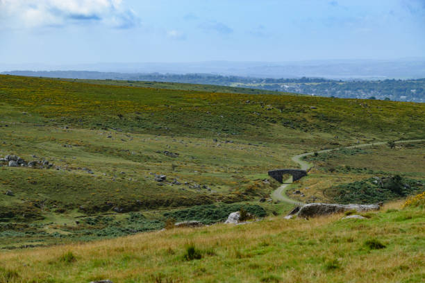 istock Stone bridge in scenic countryside 2154608534