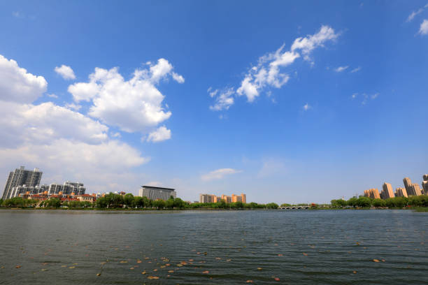 Waterfront City Architectural scenery, North China