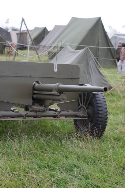 istock British Second World War Arms and Armour - 2pdr Anti Tank Gun 2154612919