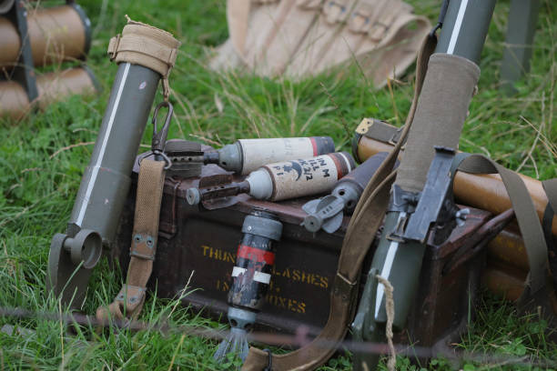 istock British Second World War Arms and Armour - PIAT and Mortar 2154612941