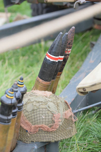 istock British Second World War Arms and Armour - Anti Tank Gun Ammunition 2154612951