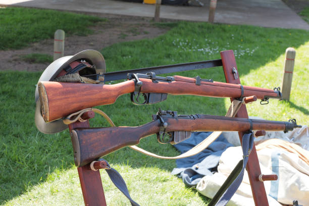 istock British Second World War Arms and Armour - Lee Enfield Mk III 2154613001