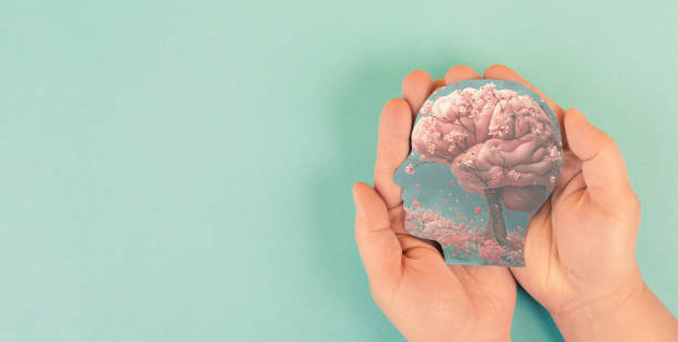 istock Human mind with blooming tree, freedom, hope and positive thinking, idea and imaginaton concept, self care and mental health , creative brain 2154615989