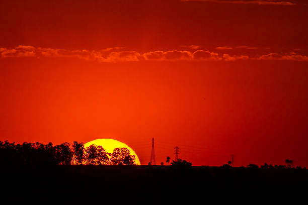 Tropical sun sunset and sunrise details