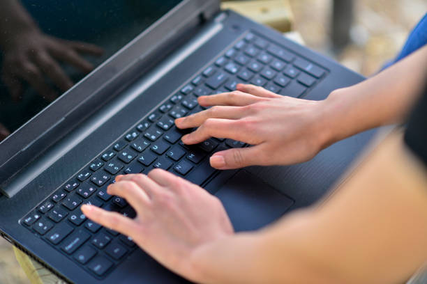 istock Businesswoman running her business from computer and tablet in open space 2154621605