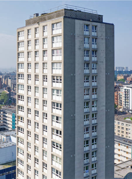 istock High rise council flats in Glasgow city 2154624008