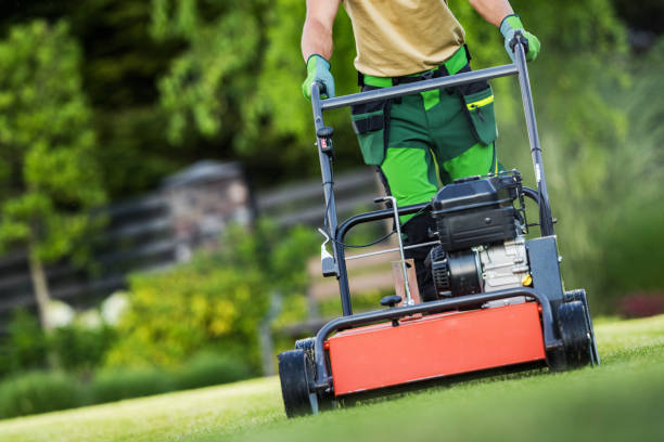 istock Landscaper Operating Gasoline Powered Aerator 2154625372