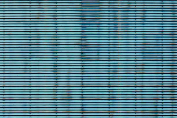 Turquoise Metal Background with Shiny Metallic Texture