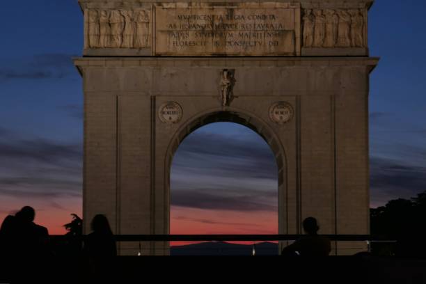 istock Arch in the Twilight 2154629958