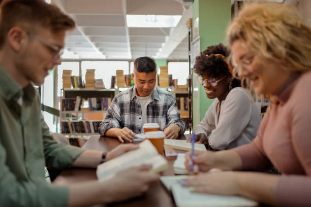 istock Working together to prepare for finals 2154637602