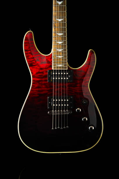 istock Electric guitar on the dark background 2154637644