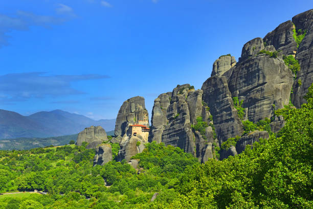 istock Holy Monastery of Saint Nicholas Anapafsas at Meteora, Greece 2154638150