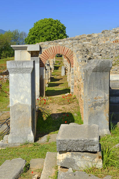 istock Ancient Ruins at archaeological area of Philippi, Greece 2154638784