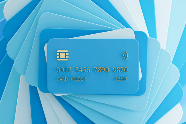 istock Credit cards, finance background 2154645424