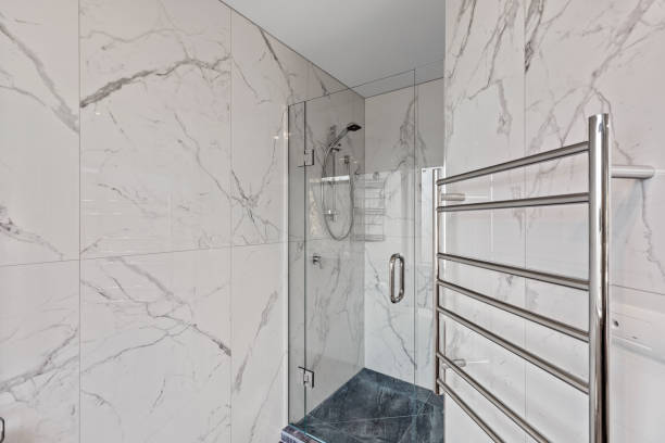 Brand new shower in apartment