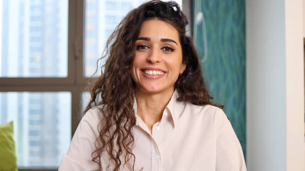 istock Portrait of a smiling woman 2154658077