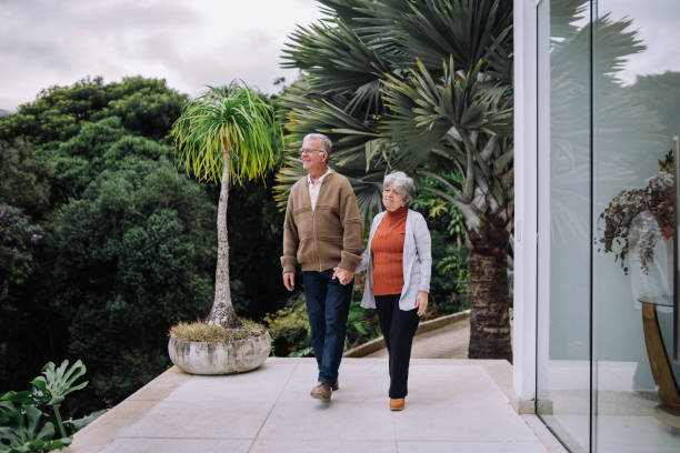 istock Senior couple spending time together outdoors in the nature 2154659536