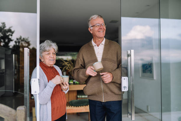 istock Senior couple spending time together outdoors in the nature 2154659605