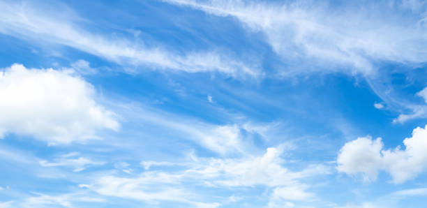 istock Sky Cloud Blue Background Paronama Web Cloudy summer Winter Season Day, Light Beauty Horizon Spring Brigth Gradient Calm Abstract Backdrop Air Nature View Wallpaper Landscape Cyan color Environment. 2154662525