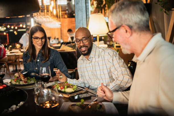 istock Discussing business ideas at the restaurant 2154664115