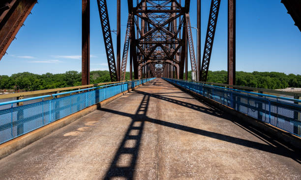istock Chain of Rocks Bridge Rte. 66 2154669829
