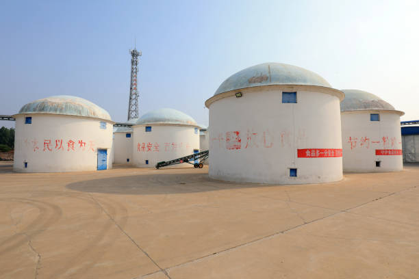 istock Grain storage in traditional Chinese architectural style, North China 2154670560