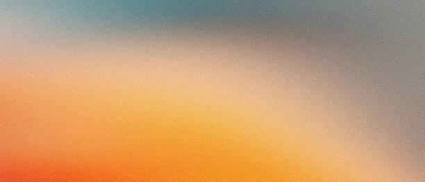 istock Orange teal beige yellow noisy color gradient background, grainy texture effect, poster banner header backdrop design 2154670587