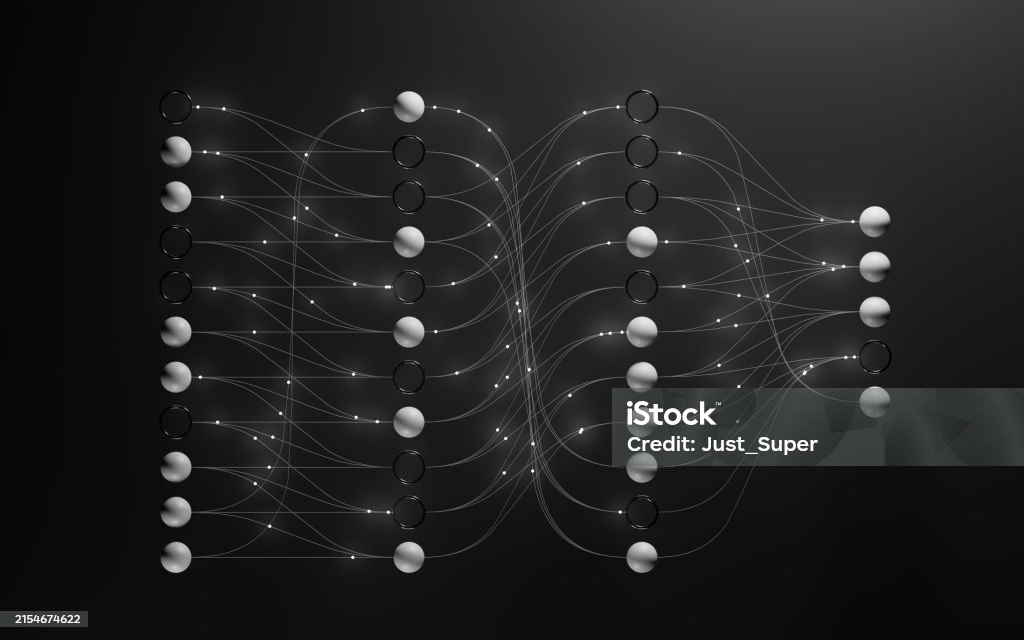 Neural Network Nodes Deep Learning Artificial Intelligence Machine ...