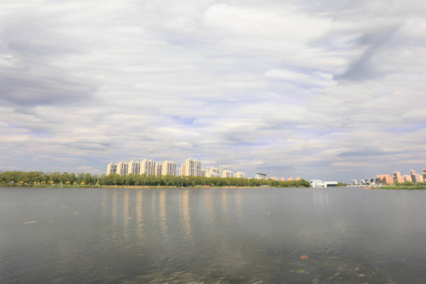 Waterfront City Architectural scenery, North China