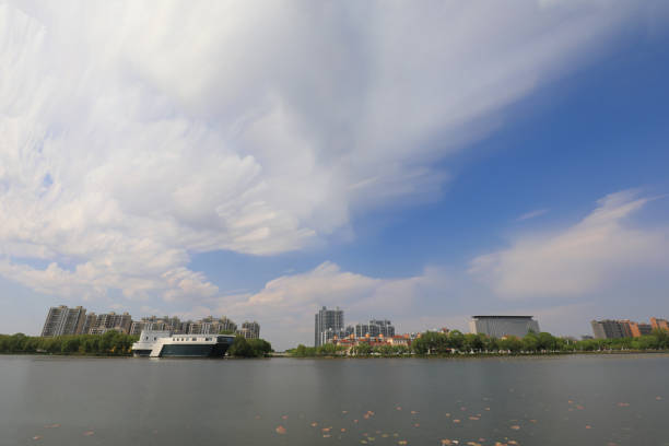Waterfront City Architectural scenery, North China