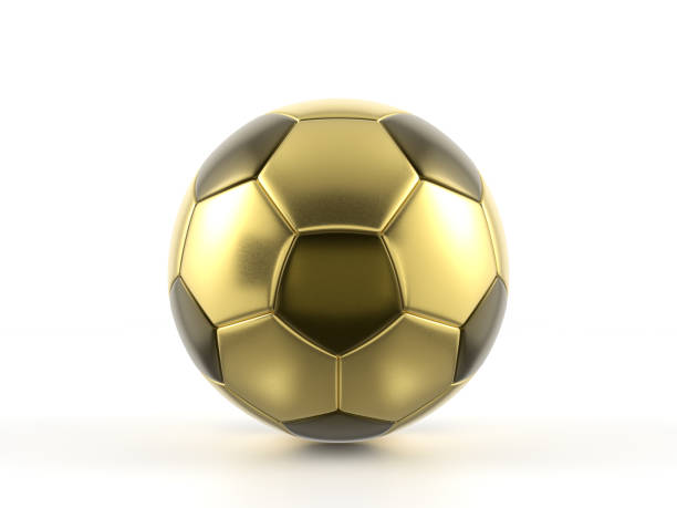 istock Gold soccer ball 2154685562