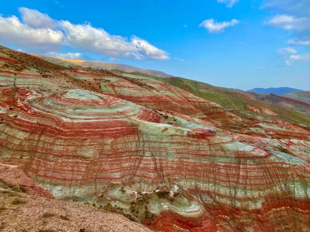Candy Cane Mountains in Khizi Region