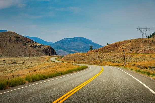 istock winding road in British Columbia in Canada 2154697343