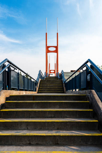 pedestrian bridge in Kamloops in Canada