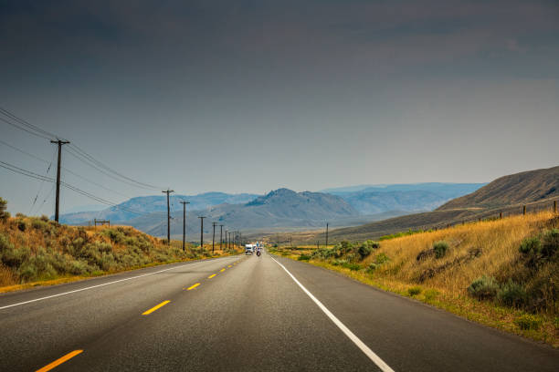 winding road in Canada